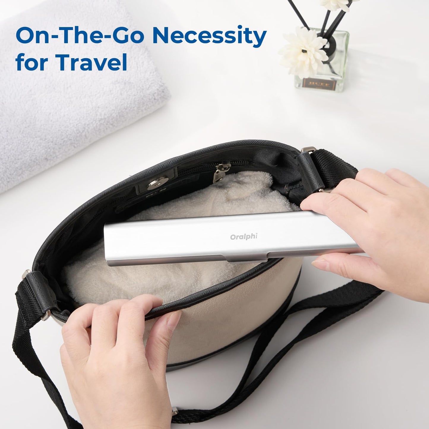 Oralphi 2 Pack Aluminum Toothbrush Travel Case, Portable Travel Toothbrush Holder, Durable Manual Toothbrush Box Container for Traveling, Bathroom, Camping, Business Trip