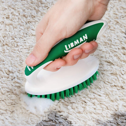 Libman Scrub Brush Kit – Three Different Durable Brushes for Grout, Tile, Bathroom, Kitchen. Easy to Handle, Strong Fibers for Tough Messes – Family Made in the USA, Unisex Lot 2406