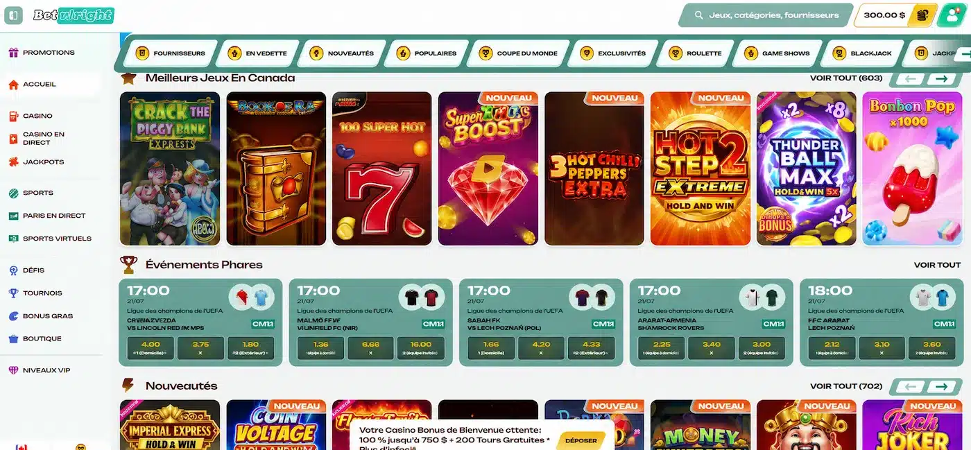 Betalright gambling site